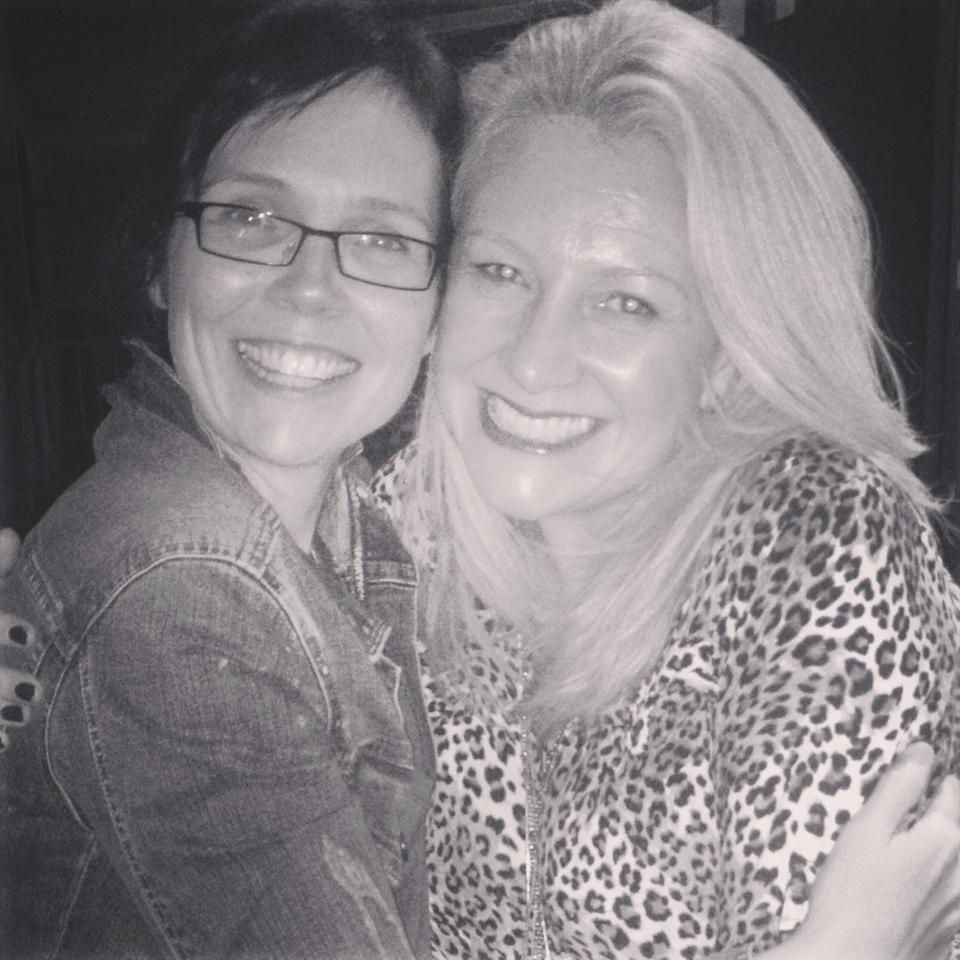 Bec and I.