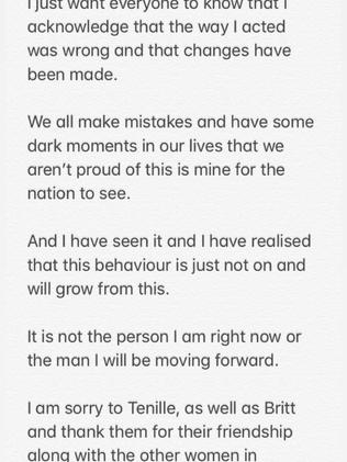 Ivan’s apology continued.